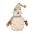 thumbnail image 4 of Peluche corto de navideño para decoración de ventana de 19cmx26cmx50cm Zulema Muñeco de nieve, 4 of 8
