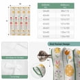 thumbnail image 6 of Spring Easter Tie Up Curtains for Windows, Adjustable Balloon Window Shades, Green Pink Yellow Eggs Floral Botanical Kitchen Window Treatments Adjustable Roll Up Curtain for Basement/Nursery 52"x45", 6 of 8