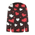 thumbnail image 5 of Heart Print Cardigan Valentines Sweater for Women Cute Chunky Button Up Plus Size 2026 Spring Fashion Warm Multicolor L, 5 of 5