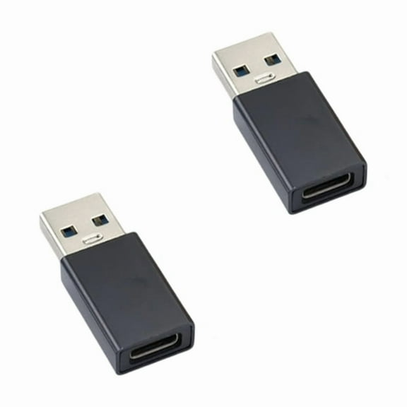 2Pack USB C Female to USB Male Adapter Type C OTG Converters 5Gbps Data Sync and Fast Charging for Phone Laptop Charger