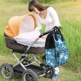 thumbnail image 5 of Defioc Blue Tie Dye for Baby Diaper Bag Backpack - Baby Bag for Boys & Girls - Diaper Backpack - Large Travel Diaper Bags- Baby Registry Search & Shower Gifts, 5 of 5