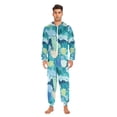 thumbnail image 3 of FORMRS Onesies Pajama for Adults Unisex Hoodie Winter Jumpsuit One Piece Sleepwear, Sizes S-2XL, Vibrant Cat Pattern, 3 of 7