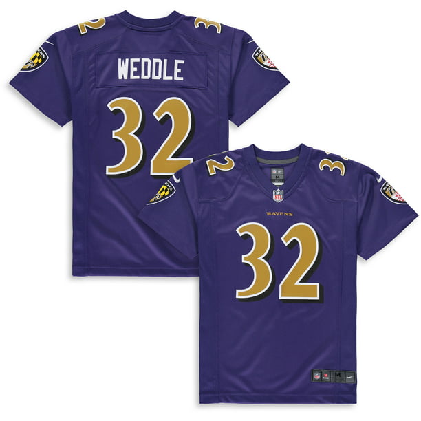 Eric Weddle Baltimore Ravens Nike Youth Color Rush Player Game ...