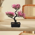 thumbnail image 2 of Artificial Potted Plants Desktop Faux Potted Plants Bonsai Ornament for Home, 2 of 8