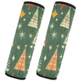 thumbnail image 2 of WOBOGO A Pattern Of Christmas Trees and Stars Seat Belt Cover 2 Piece Soft Comfort Driving Shoulder Pad Suitable for All Cars and Backpacks, 2 of 8