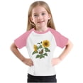 thumbnail image 1 of RXIRUCGD 2025 Vêtements d'Été pour Enfants Tout-Petits Garçons Filles Mode Mignon Col Rond Imprimé Manches Courtes Haut, 1 of 6