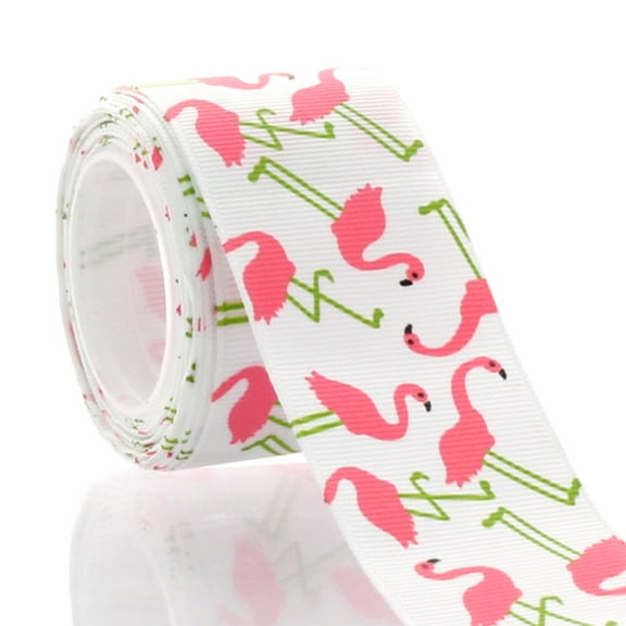 1.5" Flamingo Grosgrain Ribbon 5 Yard