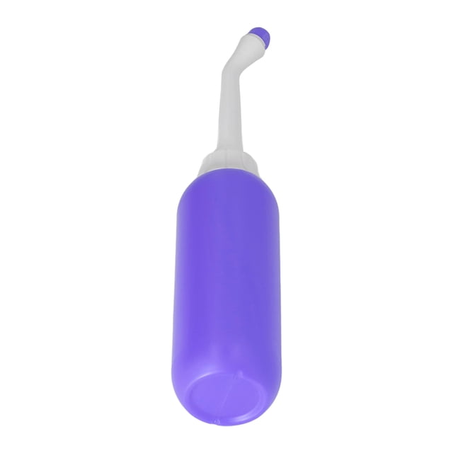Bidet Portable, Buse de Pulvérisation Extensible Douce pour la Peau, Facile à Tenir, Bouteille de Pulvérisation pour Hommes Bleu, Violet, Rouge