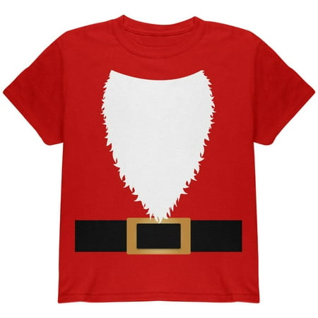 Halloween Santa Claus Costume Youth T Shirt