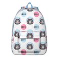 thumbnail image 1 of Minimalist Cat Design Backpack – Geometric Cat Pattern Bookbag with Artistic Abstract Cat Print, 1 of 5
