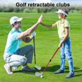 thumbnail image 2 of Hyasfey Adjustable Golf Club Telescopic Cutting Rod Aluminum Alloy Shaft Left Right Hand Golf Club with Clear Scale Golf Equipment, 2 of 7