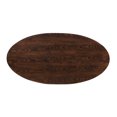 thumbnail image 2 of Topline Home Furnishings Table Basse Ovale en Noyer, 2 of 4