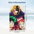thumbnail image 2 of My Hero Academia Beach Towel, Microfiber Oversized Bath Towel, Super Absorbent Towel For Travel Swimming Pool Camping Yoga, Quick-Drying Lightweight Sand Free Towel, 52*32 Inch, 2 of 9