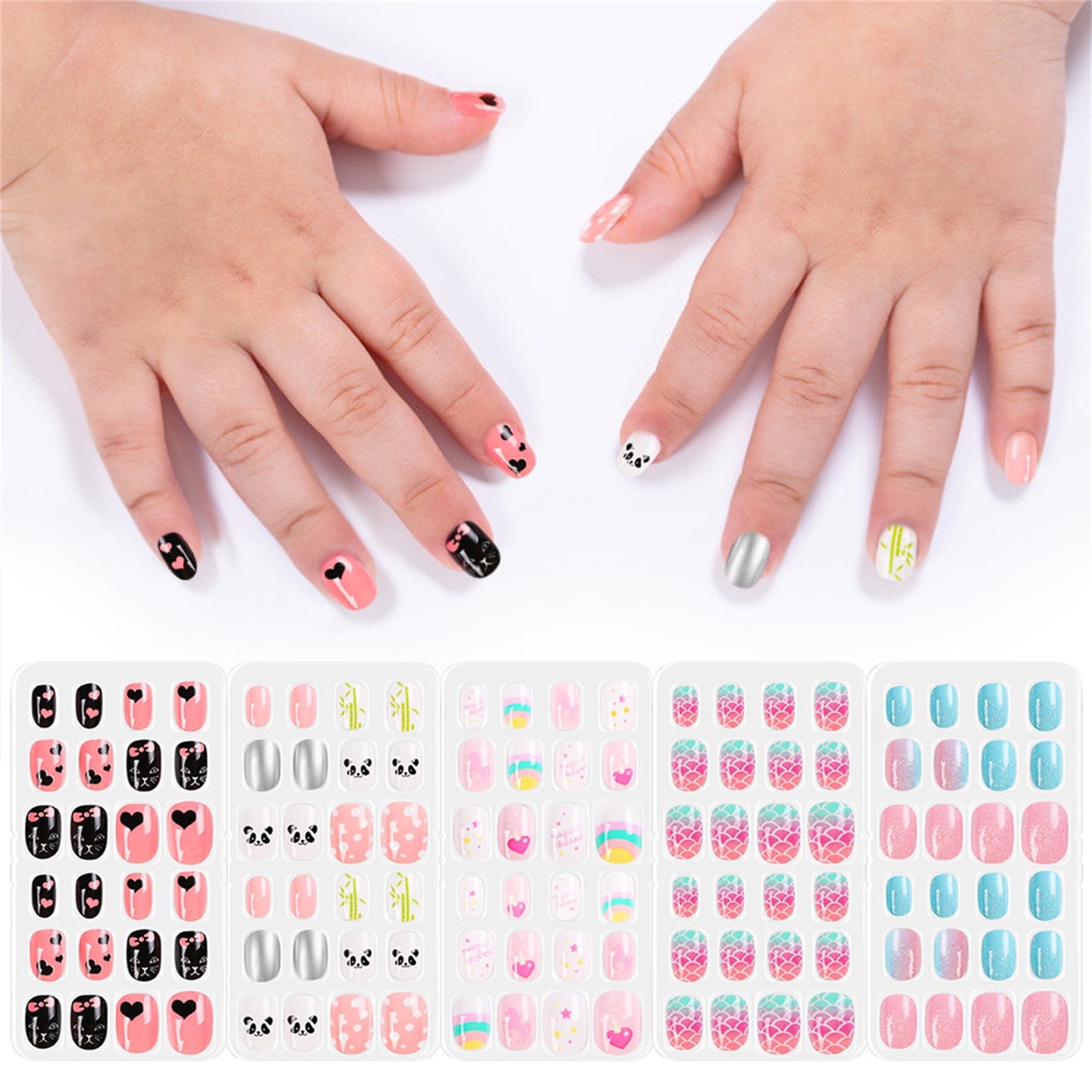Lot De 120 Faux Ongles Ovales Rouges - Taille Moyenne, à Coller - Neuf Sous Emballage