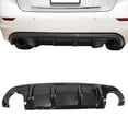 thumbnail image 2 of Ikon Motorsports Rear Bumper Lip Diffuser Compatible with 14-17 Infiniti Q50 Gloss Black ABS, 2 of 7