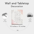 thumbnail image 6 of Inspirational Bible Verse Canvas Print Decor Pink Numbers 6 : 24-26 Christian Wall Painting Posters 12”X15” Scripture Home Office Decoration (Framed), 6 of 6