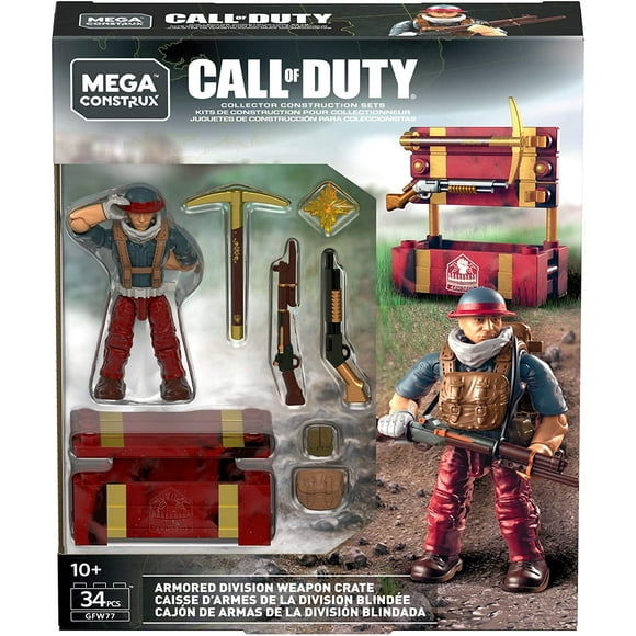 Call of Duty Mega Construx Cajón de Armas de la División Blindada