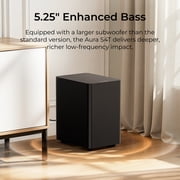 ULTIMEA Aura S4T 7.1ch TV Soundbar with 4 Surround Speakers, Surround Sound System with 5.25 Subwoofer, App Control, Bluetooth 6.0, HDMI/OPT/AUX, Peak Power 350W