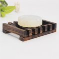 thumbnail image 3 of Bearachild Soporte de bandeja de jabonera de bambú Natural de madera, estante de almacenamiento de jabón, caja de plato, contenedor para baño, de Juegos de accesorios de baño Bearachild HA018359-00, 3 of 6