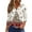 Vermilion, variant on Christmas Shirts for Women V Neck T Shirts 3/4 Sleeve Xmas Tree Snowflake Print Henley T Shirts Dressy Casual Blouse Plus Size Tops Elbow Sleeve Tops Tees & Blouses