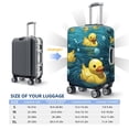 thumbnail image 5 of Rubber Duck Cool Yellow Ducks Luggage Cover Elastic Stretch Travel Suitcase Protector Anti-Scratch 25"-28", 5 of 7