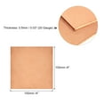 thumbnail image 2 of Pure Copper Sheet, 4" x 4" x 0.03" 20 Gauge T2 Copper Metal Plate for Crafts, Electrical Repairs, 2 of 5