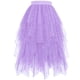 thumbnail image 1 of Faldas Largas para las Mujeres de Verano Estrella en Capas Torta Irregular Mitad de Longitud Malla Lentejuelas Falda, Fondo de la Primavera Casual, 1 of 5