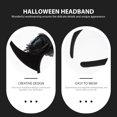 thumbnail image 4 of Diadema de cuerno de buey para cosplay, diadema de cuerno de Halloween con cabeza de calavera, 4 of 6
