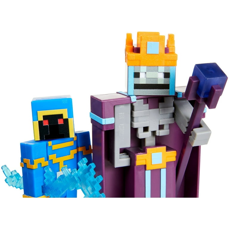 Minecraft Dungeons Stax Vs Skeleton Necromancer Figures