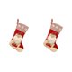 thumbnail image 3 of Bewildely Calcetín de Navidad Colgante Calcetín Caramelo Merienda Colgando Bolsa de regalo Fiesta Adorno de Año Nuevo Familia Chimenea Árbol Al Estilo Papá Noel 2piezas Bewildely CBP161549, 3 of 5