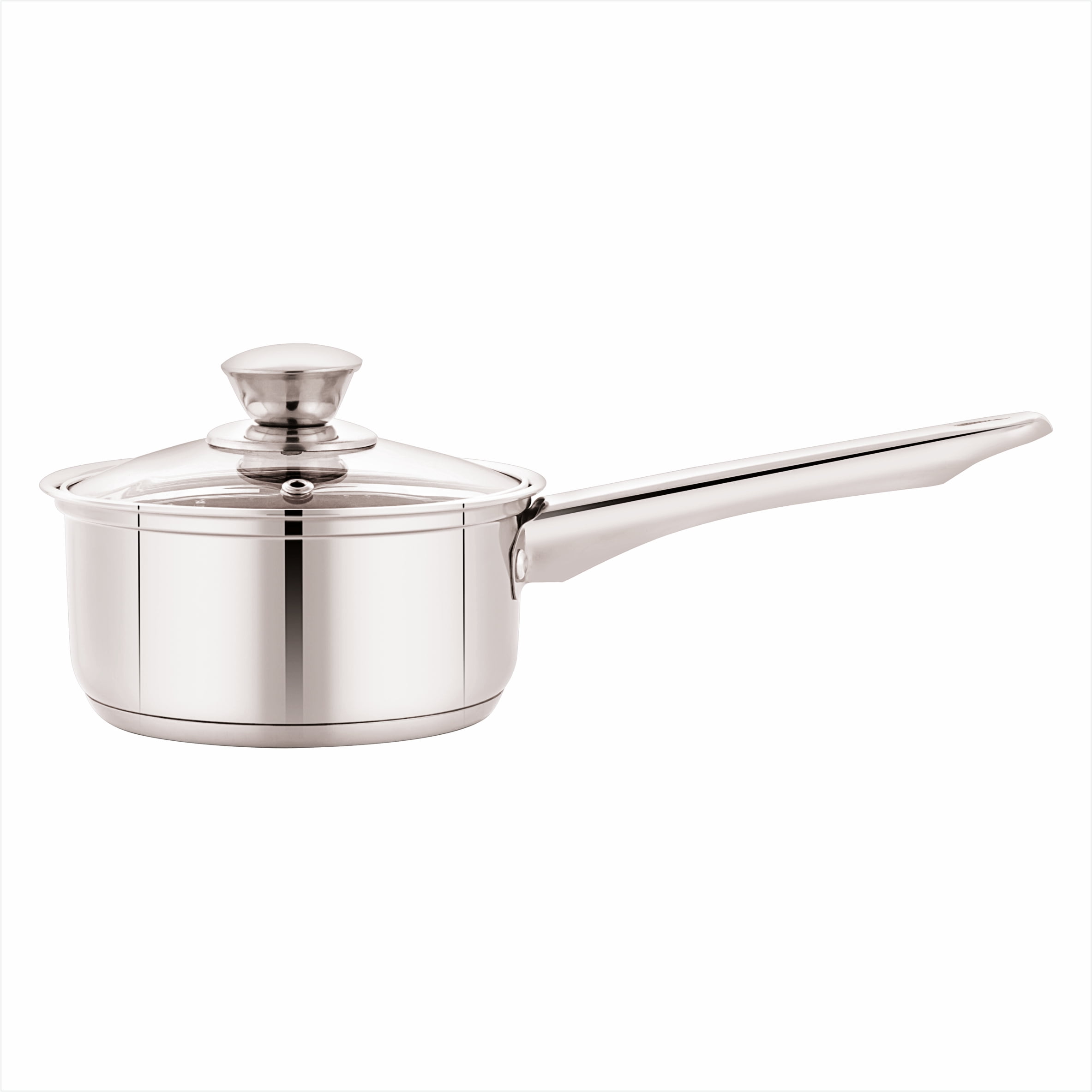 Mainstays Stainless Steel 10-Piece Cookware Set with Lids and Utensils