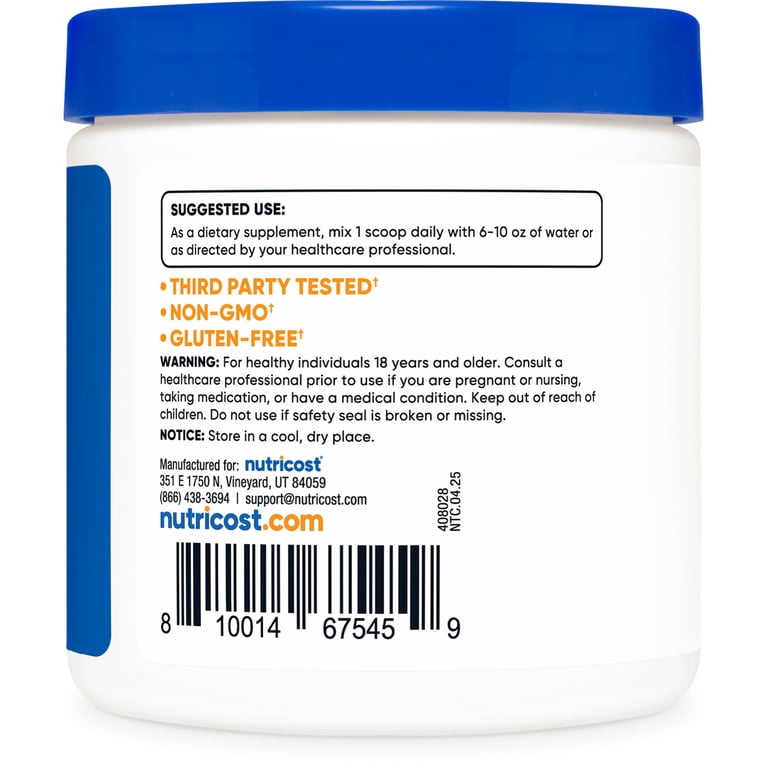 Nutricost, Acetyl L-Carnitine HCl, Unflavored