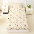 thumbnail image 3 of Erosebridal Fashion Ribbon Kids Twin Sheet Sets, Princess Style Bedding, 3-Piece, 3 of 5