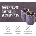 thumbnail image 5 of Pure Coconut Coir Netted Seed Starting Pellets - 42mm - Pack of 8 - Sustainable, Renewable, Unamended - Superior to Peat Plugs - High Water Holding - Minimize Root Loss & Transplant Shock, 5 of 10