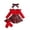 Red, variant on ZHOGXU Baby Girls Plaid Outfit Long Sleeve Bodysuits Dress Matching Bow Headband And Leg Warmers 3PCS Set For Kids,Red,6-9 Months