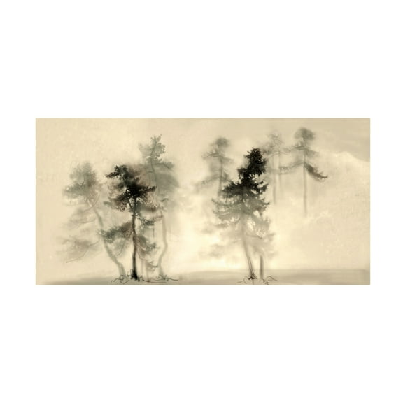 Canvas Wall Art - Nel Talen 'Tree' Wall Art for Living Room, Bedroom, or Office Décor by Trademark Fine Art - 19 x 10 Inches