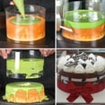 thumbnail image 3 of Jinsinto Cake Collars Clear Baking Mousse Around the Edge of Cake Collar Wrapping Wrapping Tape 10M x 10CM Clear Ribbons Baking Circle for Mousse Cakes, 3 of 5