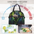 thumbnail image 4 of Balery Realistic Style Wolf Warrior Bolsa de Almuerzo Impresa, Caja de Almuerzo Reutilizable, Bolsa Térmica Aislada para Almuerzo, Bolsa Antiderrames, 4 of 7