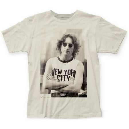 Beatles Men's  John Lennon NYC T-Shirt Slim Fit T-shirt