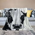 thumbnail image 2 of ARISTURING Cow Print Throw Blanket, Adorable Super-Soft Extra Cow Throw Blanket for Women, Girls, Teens and Children, Cute Cow Blanket Warm Plush and Cozy Throw, 2 of 6