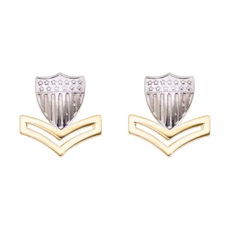 U.S. Coast Guard Metal Collar Device E5 2nd Class Petty Officer USCG Genuine