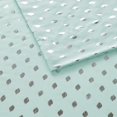 thumbnail image 2 of Intelligent Design id20-1737Drap de Lit en Microfibre, Résistant aux Rides, Draps Doux avec Poche de 12 Po, Moderne, Toute la Saison, Literie Confortable, Taie d'Oreiller Assortie, Simple XL, Aqua/argent Métallique, 3 Pièces, 2 of 4