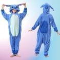 thumbnail image 4 of Children Pajamas Cosplay Cartoon Animal Hooded Holiday Onesies Pjs Boys Girls Jumpsuits Sleepwear Kids for 3-12 Years, 4 of 8