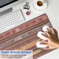 thumbnail image 4 of Long Mouse Pads for Desk,Boho Red Multicolored Ethnic Pattern Desk Mats on Top Of Desks, Desk Mouse Pad Extra Large with 3mm Non-Slip Base and Stitched Edge for Gaming,Office,Work,Home 31.5"x15.7", 4 of 6