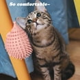 thumbnail image 5 of Cepillo de aseo para gatos de 4,5 pulgadas, soporte de pared, rascador de cara de esquina para gatos, peine de masaje de esquina de pared para gatos y perros (rosa), 5 of 5