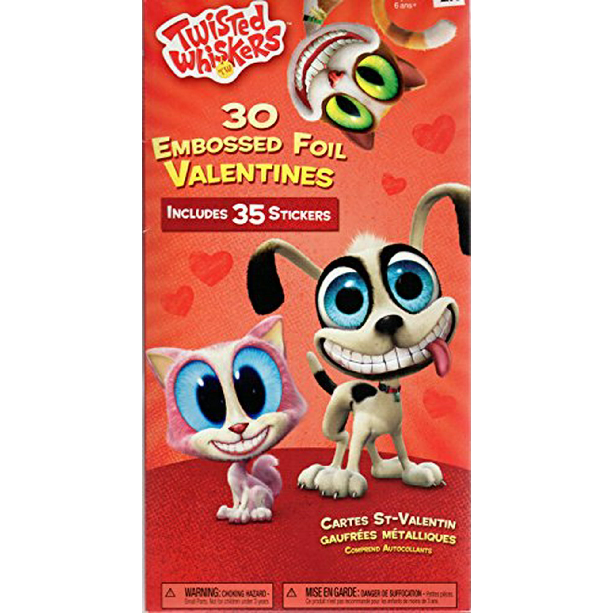 WT Twisted Whiskers Embossed Foil Kids Valentine Cards (11805) | Walmart Canada WT Twisted Whiskers Embossed Foil Kids Valentine Cards (11805) | Walmart Canada