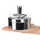 thumbnail image 5 of 2X Indoor and outdoor rotating metal ashtray - closed rotating ashtray - wind ashtray (1 - rotating ashtray), 5 of 5