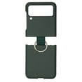 thumbnail image 1 of Funda Para teléfono Galaxy Z Flip 3 Nikou con tacto esmerilado y soporte con presilla Para el dedo color verde, 1 of 15