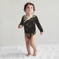 thumbnail image 4 of Xecao Starry Night Black Sheep Print Baby unisex-baby Cotton Long-sleeve Bodysuits-3 Months, 4 of 6