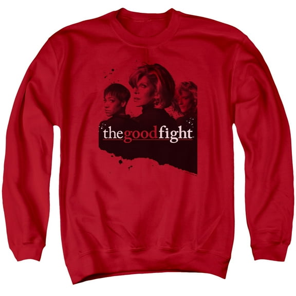 The Good Fight Diane Lucca Maia Adult Crewneck Sweatshirt Red